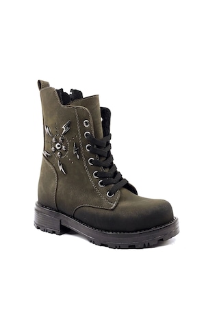 Ayakkabımood Sema Haki Içi Kürklü Kız Çocuk Bot