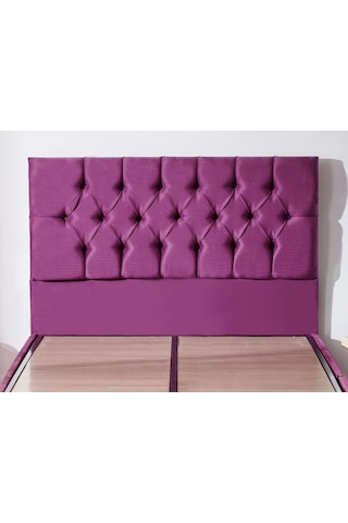 Nironyatak Niron Purple Tek Kişilik Yatak Başlığı - 120 Cm Mor Kumaş Başlık