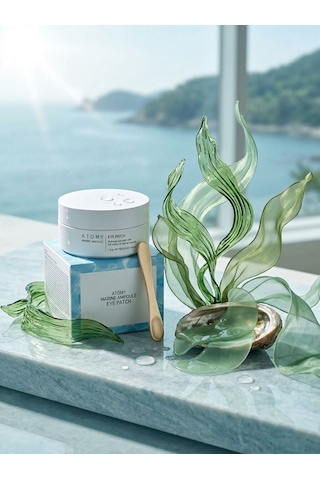 Atomy Marine Ampoule Göz Maskesi - Deniz Ampulü Özlü Morluk Ve Kırışıklık Karşıtı Hidrojel Göz Bandı