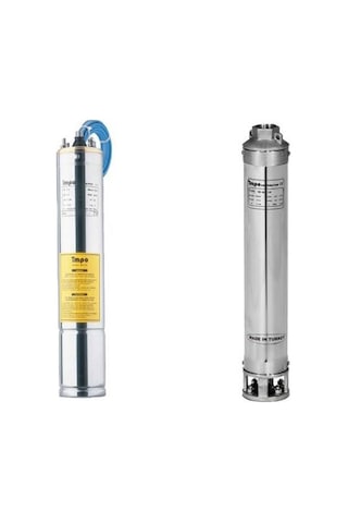 Impo Sk 404/14 Krom Başlıklı Derin Kuyu Dalgıç 1,5 Hp Trifaze Motorlu 4"inç 92 Mss 6 M³/h