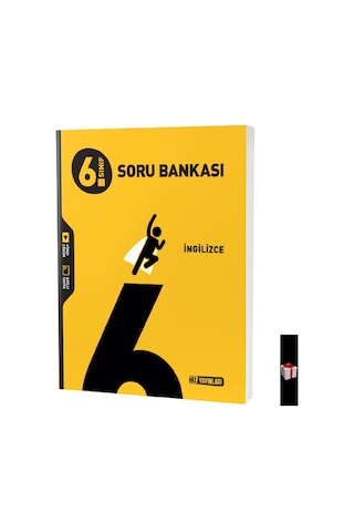 Hız Yayınları 6. Sınıf İngilizce Soru Bankası Hediyeli2022-23Yeni-Harry Potter Kitap Ayracı Hediye