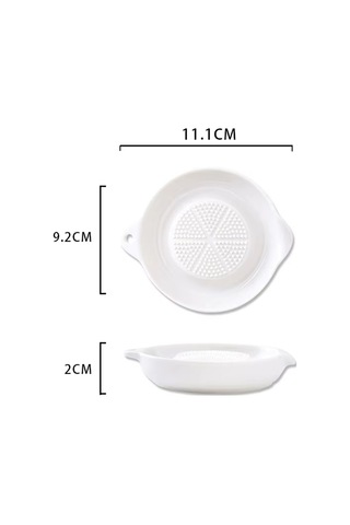 Seramik Sarımsak Öğütücü Ezici-beyaz Porselen Sarımsak İçin El Öğütücü Beyaz