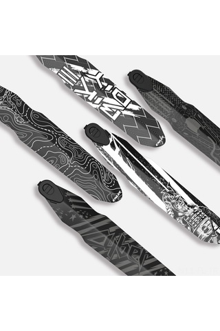 Lemestar Enlee Bisiklet Çamurluk, Yol Ve Dağ Bisikletleri İçin Hızlı Montajlı, Su Ve Çamur Engeli, 32cm Boy, 27g Hafif, Sürüş Malzemesi A Modeli Çok Renkli