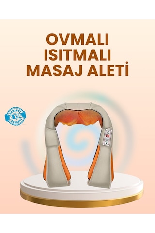 Ovmalı Isıtmalı Masaj Aleti Boyun Omuz Bel Sırt Ve Ayak İçin Sessiz Motor Mh-hs8802-1176