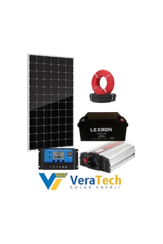 Veratech Solar Enerji Bağ Evi Tv Aydınlatma Paketi