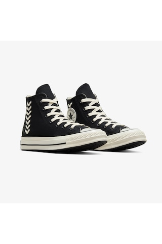 Converse Chuck 70 Crafted Laces Unisex Siyah Bilekli Sneaker A10669c Siyah