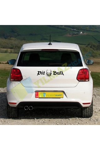 Pitbull Dog Kafa Oto Sticker Araba Yapıştırma Etiket