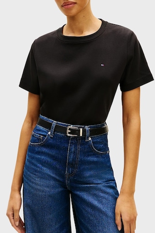 Tommy Hilfiger Bayan T Shirt Ww0ww49646 Bds Siyah