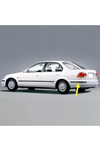 Honda Civic Sedan 96-00 Sol Arka Tampon Köşe Bandı Çıtası Kuşağı