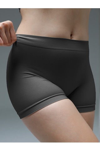 Moncorno Model Boxer Popo Şekillendirici İz Yapmayan Seamless Külot Koyu Gri Renk Koyu Gri