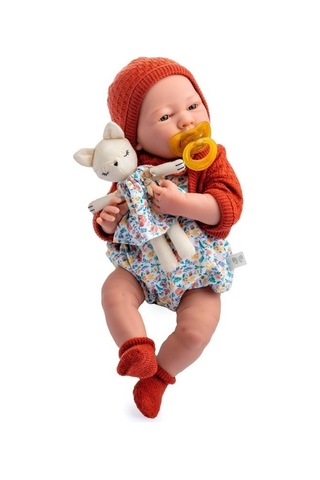 Berenguer Boutique Oyuncak Bebek 38 Cm - Kiremit Hırka Ve Kedili