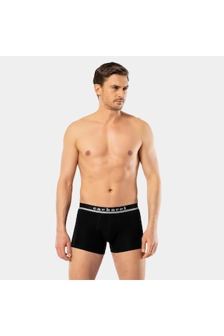 Cacharel Erkek Likralı Boxer 1317/siyah Siyah