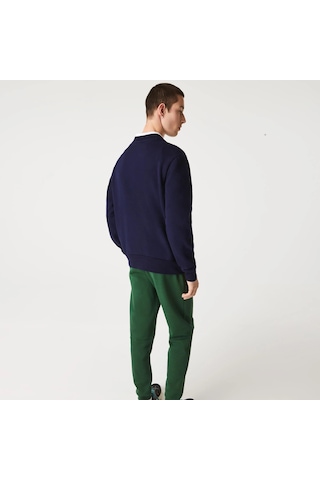 Lacoste Erkek Sweatshırt Sh9608-00-166 Sh9608-00-166 Lacivert Lacivert