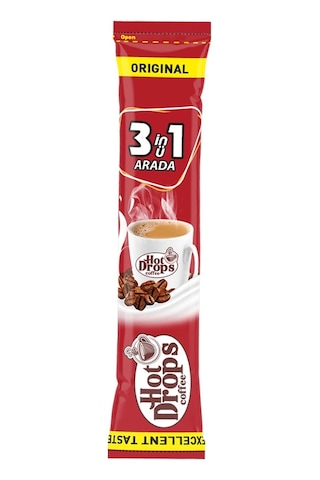Hot Drops 3ü1 Arada Hazır Kahve 50 Adet X 18 Gr
