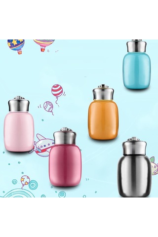 200ml Çocuklar Paslanmaz Çelik Vakum Yalıtımlı Bardak Kupa Su Şişeleri Konteyner