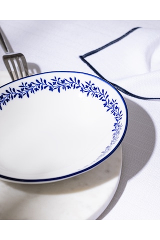 Madame Coco Reve Bleu Orva Tabak - 19 Cm - Mavi/beyaz 8684427225455 Çok Renkli