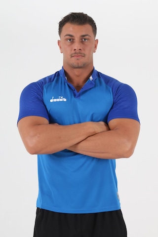 Diadora Premium Kamp T-shirt Sax Saks Mavi