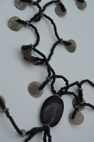 Stoneage Sedef Taşlı Kolye Gri