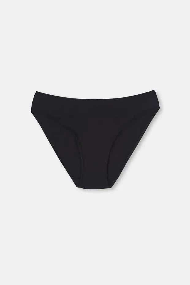 Dagi Kadın Karışık 5'li İzsiz Kalsik Slip Külot- 5115k Siyah-Beyaz-Ten
