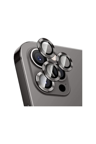 Apple Uyumlu iPhone 13 Pro Max Kamera Metal Cam Lens Koruyucu