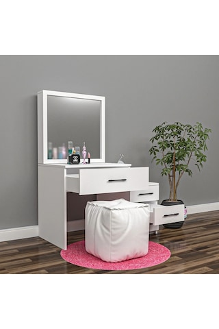 Fresh Makyaj Masası Mdf Antrasit