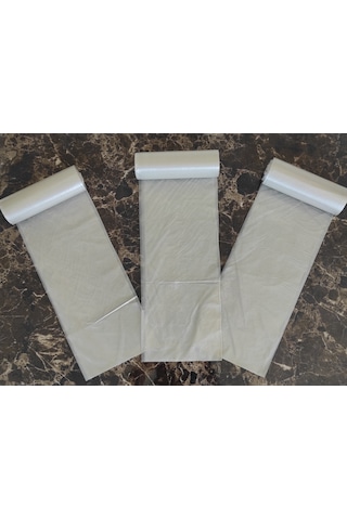 Şeffaf Çöp Poşeti 50x60 Cm 20'li Rulo, 5 Rulo 100 Adet