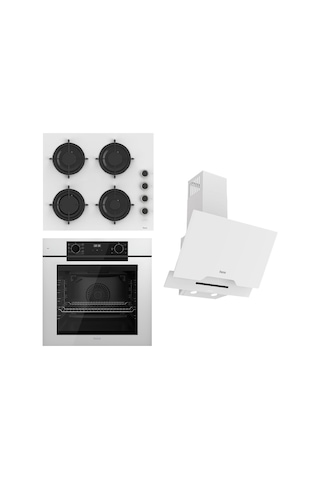 Ferre CS206-FA + QEP63CB +D064-SA Steamart-Fryart-Silentart Serisi Beyaz Set