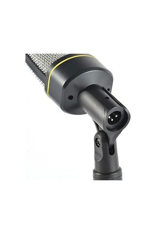 Profesyonel Sf-920 Kardiyoid Kondenser Mikrofon, Bilgisayar Uyumlu, Tripod Ve 3.5mm Bağlantı İle Kayıt Ve Ses Kalitesi.