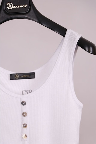 Beyaz Kalın Askılı Düğme Detaylı Pamuk Slim Fit Atlet T-Shirt