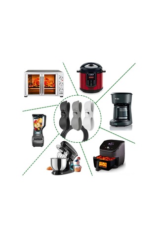 Padalink Mutfak Aletleri Kablosu Düzenleyici - Blender, Kahve Makinesi, Airfryer, Toaster, Tencere İçin 3m Yapışkan Kablolu Tutucu - Tidy Kablolar, Düzenli Mutfak Diğer
