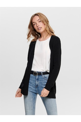 ONLLESLY L/S OPEN CARDIGAN KNT NOOS- BLACK 15174274-BLA Siyah