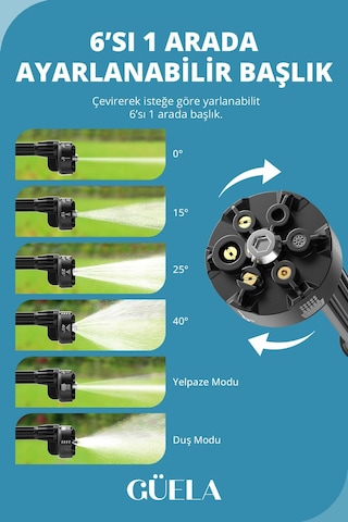 Yeni Model Şarjlı Yüksek Basınçlı Oto Araba Bahçe Yıkama Ve Temizleme Tabancası Makinesi