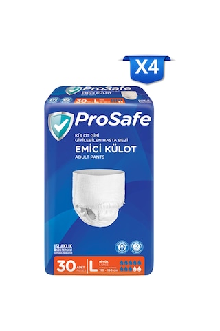 Prosafe Yetişkin Emici Külot Büyük L 4 x 30'lu