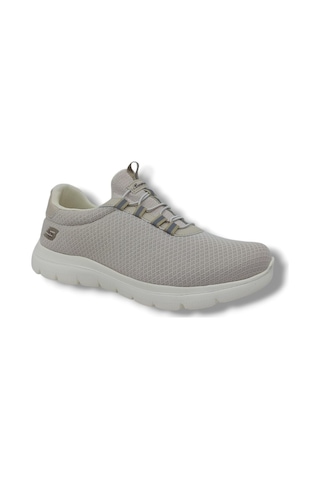 Zerhan Bewıld 434 Erkek Bej Çorap Model File Hafif Taban Büyük Numara Loafer Spor Ayakkabı 45 46 47 48 Bej