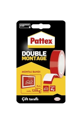 Double Montage Çift Taraflı Montaj Bandı, İç Ve Dış Mekanlar İçin Uygun Ekstra Güçlü Ve Dayanıklı Bant Yap