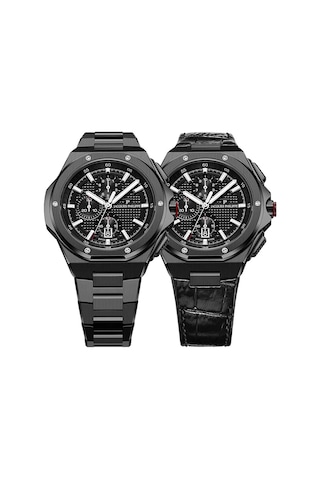 Jacques Philippe Jpqgc488317xs Erkek Kol Saati Ve Yedek Kordon Siyah