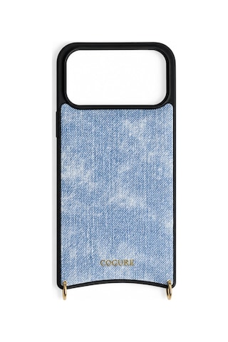 Kombinlenebilir - İphone 18 Pro Max / İphone 17 Pro Max Uyumlu Magsafe Oval Kılıf - Hera Serisi Denim Silikon