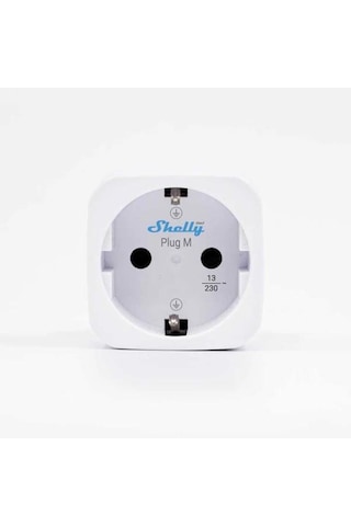 Shelly Plug M Gen3 2'li Akıllı Priz Beyaz