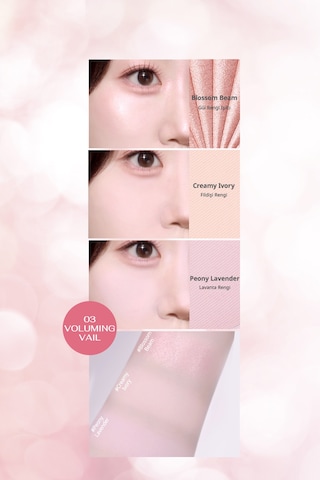 İnci Işıltıları İçeren Aydınlatıcı Paleti Perıpera V Highlighter Ad 003 Voluming Veil 62530052
