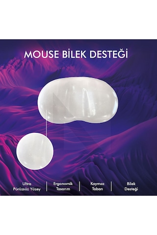 MP04 - Jel Mouse Bilek Destek Pedi Yumuşak Ergonomik Ped