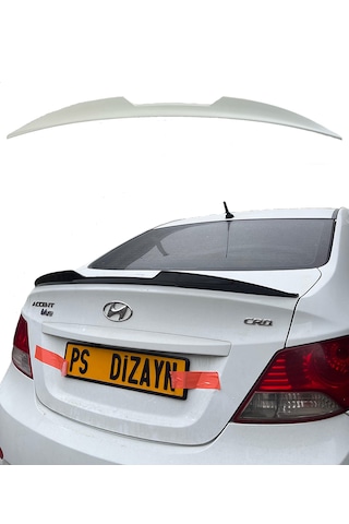 Hyundai Accent Blue Plastik BOYASIZ Spoiler