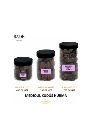 Medjoul Kudüs Hurma Jumbo İri Boy 550 Gr. 550 G