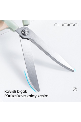 Nusıgn Güç Tasarruflu Makas 145 Mm Ens056 Paslanmaz Çelik Beyaz
