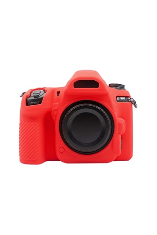 Nikon D780 İçin Puluz Soft Silikon Koruyucu Kılıf Kırmızı Diğer
