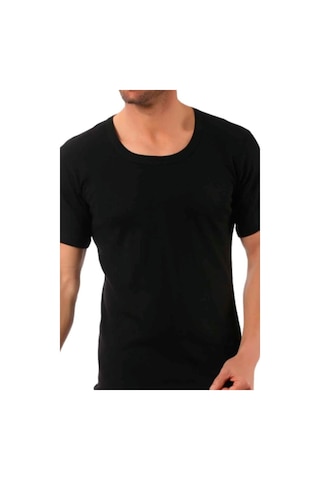 6 Adet Mevsim Erkek Büyük Beden Renkli Bisiklet Yaka Fanila 34306