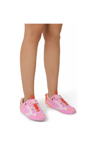 Kurt Geiger Kurt Slim Runner %100 Deri Kadın Sneaker Pembe