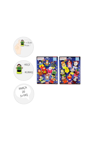 2 Set - 20 Parça Tox Çiftik Hayvanları ve Masal Kahramanları Parm