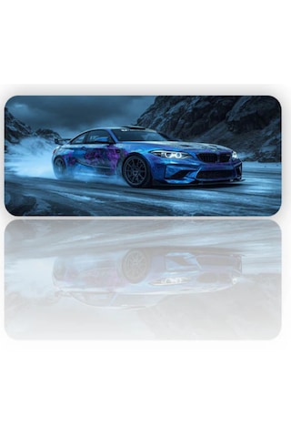 M4 Baskılı 90x40 Kaymaz Taban Mousepad 90x40cm