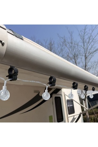 20 Adet Tente Klipsi İp Işık Klipsleri İp Işık Kancası