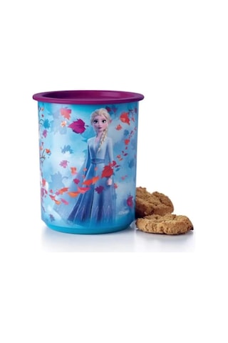 Tupperware Elsa Anna Karlar Ülkesi Frozen Temalı Tek Parmak Sakla Çok Renkli